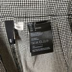 H&M DIVIDED Zip-Front Over-All Gingham Black/White Mini Dress Photo 4