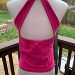 Athleta Magenta Pink Athletic Tank Top built in Soft bra size M Medium Photo 2