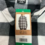 Eddie Bauer NWT black and‎ white  flannel Photo 4