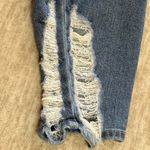 Sofia Vergara‎ Jeans Size 12 Hi Rise Skinny Ankle Jeans Raw Hem 30x27 Stretch Blue Photo 6