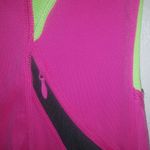 FILA  Performance M Long Sleeved Design Running Top in Hot Pink and Lime Photo 7