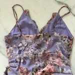 Anthropologie Anthro ASTR Kiana ruffle maxi dress Sz Large Lavander floral fairy core feminine Photo 8