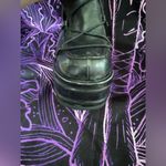 Hot Topic EUC Vintage Black Lace Up Boots with side zipper Size 6/7 Photo 10