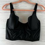 Victoria's Secret Victoria’s Secret Black Satin Corset Style Bra Size 32C Photo 0