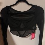 Elegant Black Sheer Women's top Photo 0