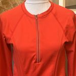 Athleta 1/2 Zip Long Sleeve Activewear Stretch Tracker Top Size Medium Photo 1