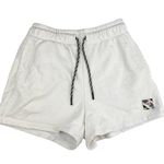 Peloton TWGF White Drawstring Pockets Athletic Running Activewear Sweat Short XS Photo 0
