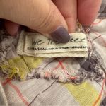 Free People ‎ We the Free Seeking Starlight Plaid Top size XS Pale Pink Plaid Photo 4