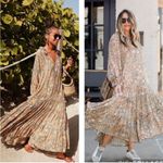 Free People  Feeling Groovy Maxi Dress In Black Small Photo 8