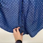 One Teaspoon  Homesick Blues Chambray Polka Dot Sleeveless Shirt Dress Photo 3