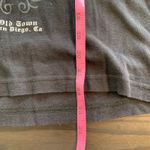 Y2K Yachtclub Pirate Queen T Shirt XL Old Town San‎ Diego CA Graphic Top Bling Black Photo 9