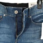 INC SZ 0/25 Sculpting Fit Bermuda Jean Shorts Zip-Fly Whiskered Stretch No-Gap Photo 1