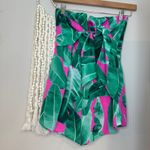 Buddy Love Green and Pink Tropical Romper Photo 4