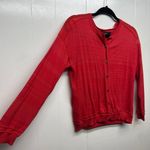 Robert Rodriguez  Cardigan Womens Small Linen Blend Beachy Preppy Academia Career Photo 4