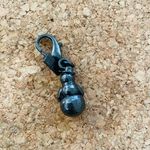 Coach NWOT Charm Key Chain Snowman Gray Photo 3