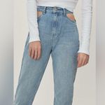 Nasty Gal Cut Out High Waisted Mom Jeans Photo 4