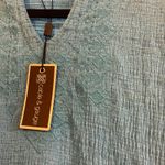 Cable & Gauge ‎ Blue Embroidered Top Size Small Photo 3