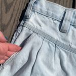 We The Free  Size 28 Sidecar Mini Skirt Blue Light Wash Denim Free People Photo 6