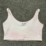 Brandy Melville John Galt Pink Marble Cropped Tank Photo 0