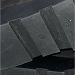 Eileen Fisher Black Tread Tumbled Nubuck Leather Booties Boots Shoes size 8 Photo 6