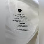 Madewell Baggy Straight White Jeans size 30 Distressed Raw Hem NWT Photo 6