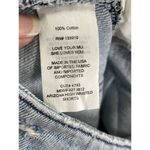 Show Me Your Mumu Blue Arizona High Waisted Denim Shorts Size 26 Distressed Photo 8