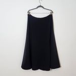 David N Vintage Full Black Maxi Skirt Size 12 Black Full Long Skirt Photo 4