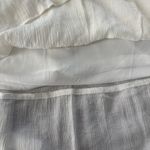 TALULAH  White Smocked Maxi Dress Shoulder Ties, Sz L Photo 11