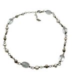 Silpada  Necklace Sterling Silver Freshwater Pearl and glass beads N1602 Photo 1