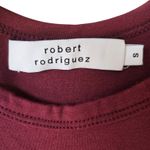 Robert Rodriguez  ruched bodycon tank dress burgundy Size Small Photo 2