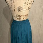 Soft Surroundings  Teal Maxi Skirt Size PM Photo 5