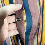 Free People We The Free Moody Blues Striped All Smiles Button Down Top Photo 4