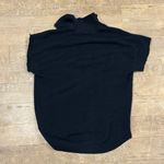 Aerie Offline Short Sleeve Sweater Top Quarter zip Size Medium Photo 4