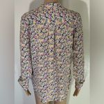 Equipment Femme Floral Silk Popover Blouse Photo 3