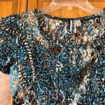 BKE Lace Burnout Leopard Tee Medium Photo 1