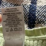 Liz Claiborne Vintage Preppy Green Cream Argyle Knit Sweater 90s Academia Photo 3