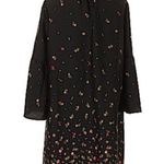 Old Navy  Bell Sleeve Floral Neck Tie Shift Dress Medium Photo 3