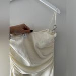 Mach & Mach Crystal Bow Embellished Draped Ivory Mini Dress 10 Photo 14