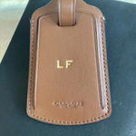 Coach  Leather Luggage “LF”‎ Initials w/Box (NEW) Photo 4