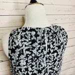 Ralph Lauren NWT Lauren Black & White Floral Sleeveless Shift Dress Size XS Photo 8