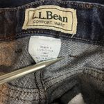 L.L.Bean Vintage Comfort Waist Dark Wash Nep Denim Straight Jeans women 14 Tall Photo 10