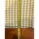 Talbots NWT  Womens A Line Skirt Size 8 Green White Plaid Tweed Button Front Photo 5