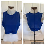 Nike Med blue mesh crop tank Photo 1