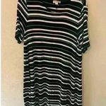 Loft  Striped Dress sz L t shirt dress teacher casual comfy fall winter preppy Photo 0