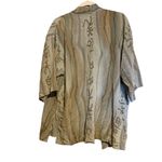 Simply Silk Womens One Size Open Front Oriental Asian Artsy Kimono Jacket Photo 2