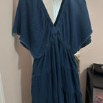 Aerie  Pool to Party Dress Flutter Sleeve Photo 0