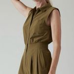 Athleta  Brooklyn Utility Romper Olive Green Medium Photo 0