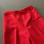 Vintage handmade hot red dress pants ladies medium Photo 1