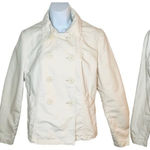 Gap  Double Breasted Long Sleeve Lightweight Jacket Cream M Photo 0