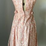 VINTAGE 1960s pink brocade babydoll dress Size 0P Photo 5